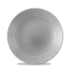DUDSON Assiette coupe creuse rond gris porcelaine vitrifiée Ø 27,8 cm Harvest Norse Sale