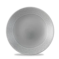 DUDSON Assiette coupe creuse rond gris porcelaine vitrifiée Ø 27,8 cm Harvest Norse Sale