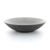 REVOL Assiette coupe creuse rond gris porcelaine culinaire Ø 24 cm Equinoxe Hot