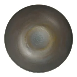 ACCOLADE Assiette coupe creuse rond gris brun grès émaillé Ø 22 cm Enigma Sale
