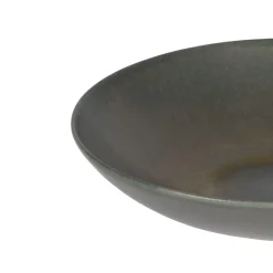 ACCOLADE Assiette coupe creuse rond gris brun grès émaillé Ø 22 cm Enigma Sale