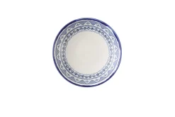 Assiette coupe creuse rond Ink porcelaine vitrifiée Ø 25 cm Harvest Mediterranean Moresque - DUDSON Outlet
