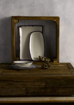Assiette coupe creuse rond Ink porcelaine vitrifiée Ø 24,8 cm Harvest - DUDSON Best
