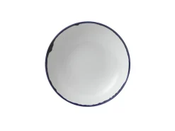 Assiette coupe creuse rond Ink porcelaine vitrifiée Ø 24,8 cm Harvest - DUDSON Best