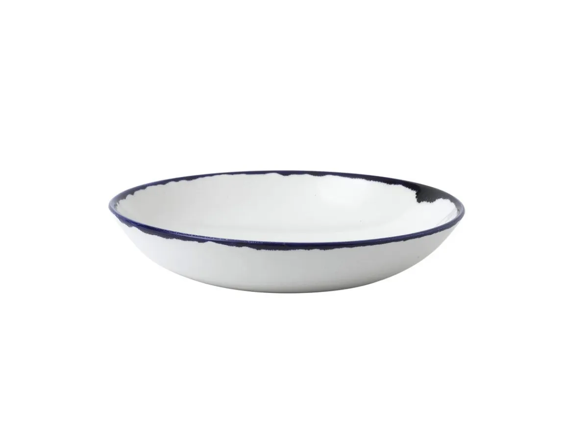 Assiette coupe creuse rond Ink porcelaine vitrifiée Ø 24,8 cm Harvest - DUDSON Best
