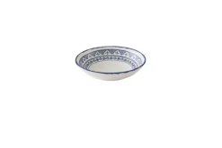 Assiette coupe creuse rond Ink porcelaine vitrifiée Ø 18 cm Harvest Mediterranean Moresque - DUDSON Outlet