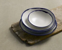 Assiette coupe creuse rond Ink porcelaine vitrifiée Ø 18,2 cm Harvest - DUDSON Best