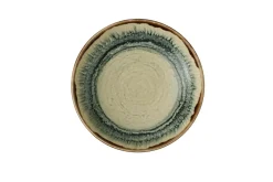 Assiette coupe creuse rond Linen porcelaine vitrifiée Ø 24,8 cm Flare - DUDSON Best