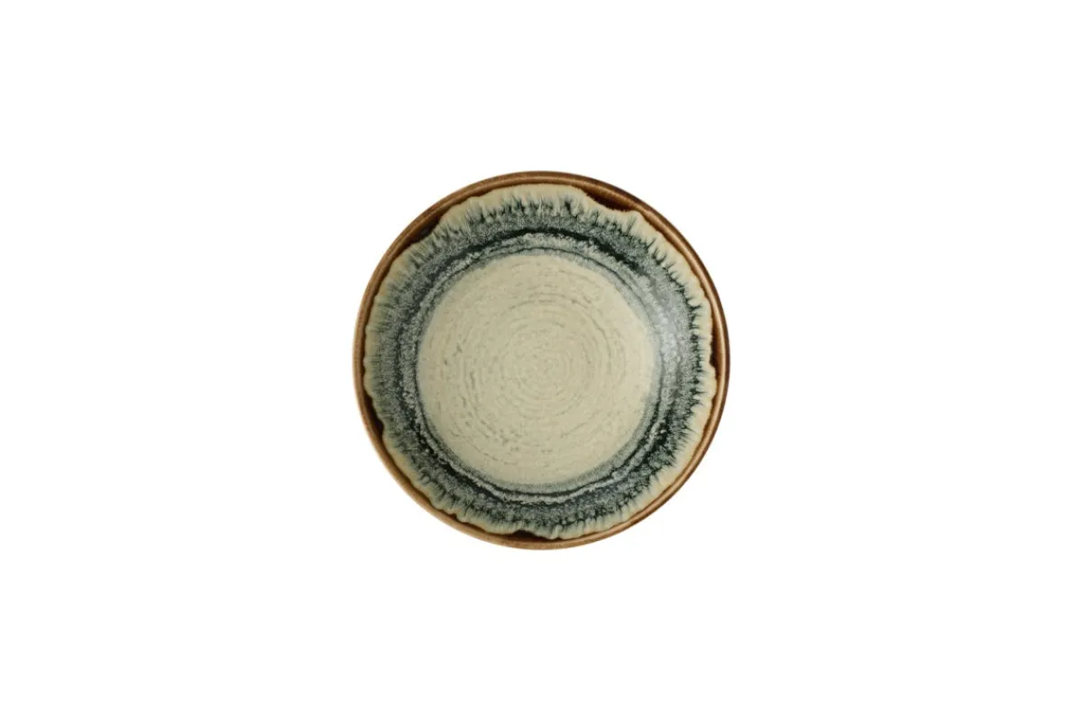 DUDSON Assiette coupe creuse rond Linen porcelaine vitrifiée Ø 18,2 cm Flare Sale