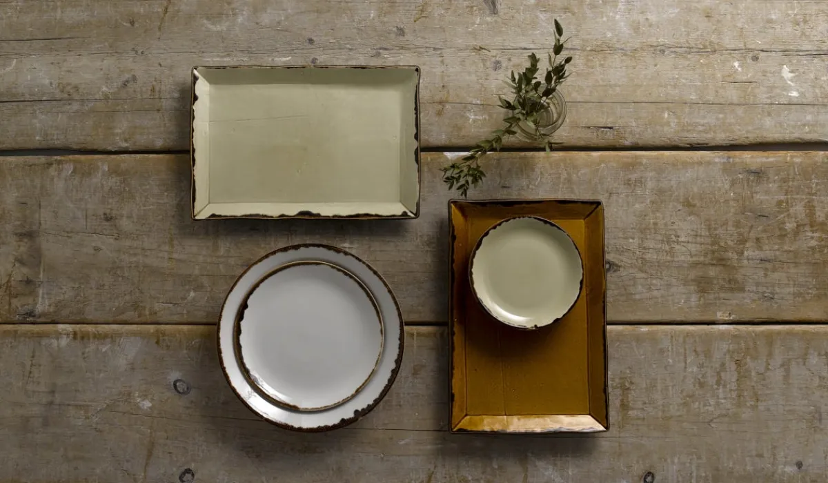 Assiette coupe creuse rond marron porcelaine vitrifiée Ø 18,2 cm Harvest - DUDSON Clearance