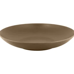 Assiette coupe creuse rond marron porcelaine vitrifiée Ø 22,2 cm Genesis - RAK Best