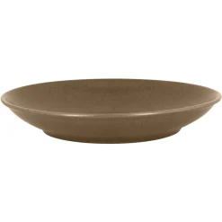 RAK Assiette coupe creuse rond marron porcelaine vitrifiée Ø 27,8 cm Genesis Clearance