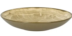 Assiette coupe creuse rond moss porcelaine vitrifiée Ø 22,2 cm Woodart - RAK Discount