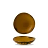 Assiette coupe creuse rond Mustard porcelaine vitrifiée Ø 25,3 cm Harvest - DUDSON Hot