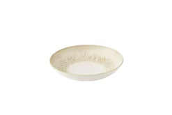 CHURCHILL Assiette coupe creuse rond Natural porcelaine vitrifiée Ø 24,8 cm Inked Lume New