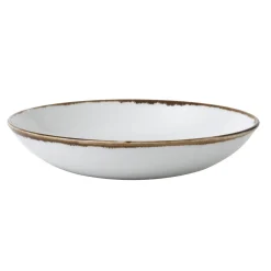 DUDSON Assiette coupe creuse rond Natural porcelaine vitrifiée Ø 18,2 cm Harvest New