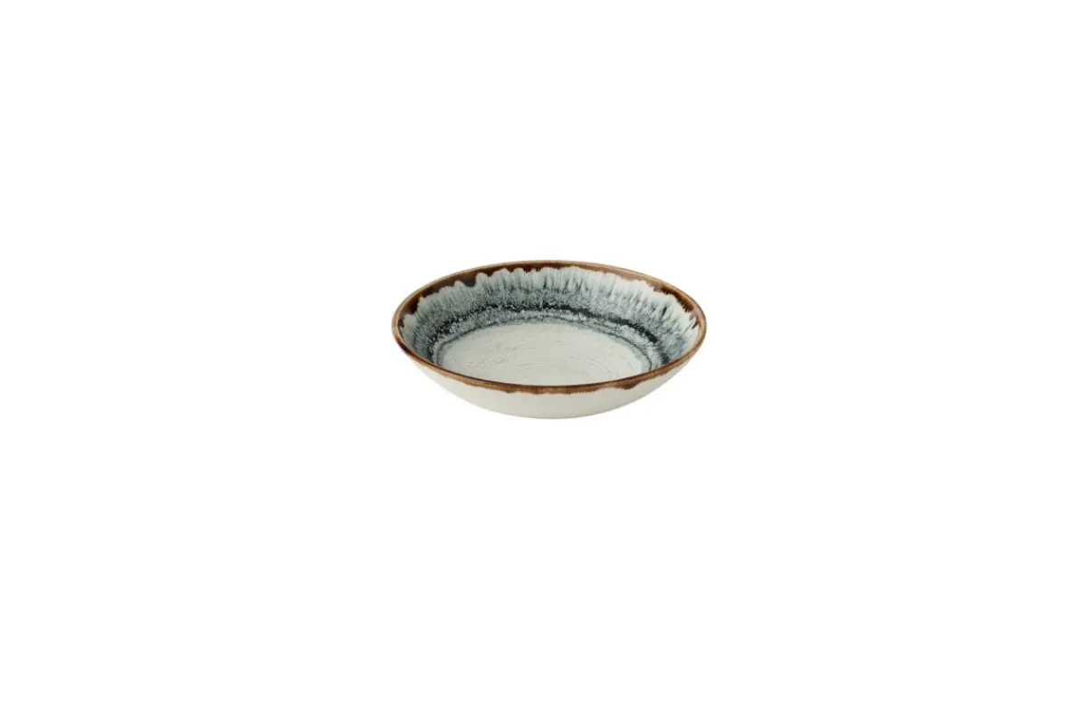 Assiette coupe creuse rond Natural porcelaine vitrifiée Ø 18,2 cm Flare - DUDSON Best