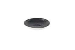 Assiette coupe creuse rond noir porcelaine vitrifiée Ø 24,8 cm Chroma - CHURCHILL Hot