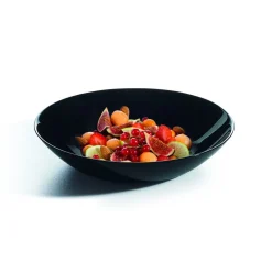 VILLEROY & BOCH Assiette coupe creuse rond noir porcelaine Ø 29 cm The Rock