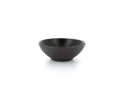 Assiette coupe creuse rond noir porcelaine culinaire Ø 15 cm Equinoxe - REVOL Best