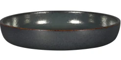 Assiette coupe creuse rond noir porcelaine vitrifiée Ø 23,7 cm stone Ease - RAK
