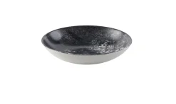 Assiette coupe creuse rond noir porcelaine vitrifiée Ø 24,8 cm Urban - DUDSON Clearance