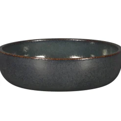 Assiette coupe creuse rond noir porcelaine vitrifiée Ø 16 cm stone Ease - RAK