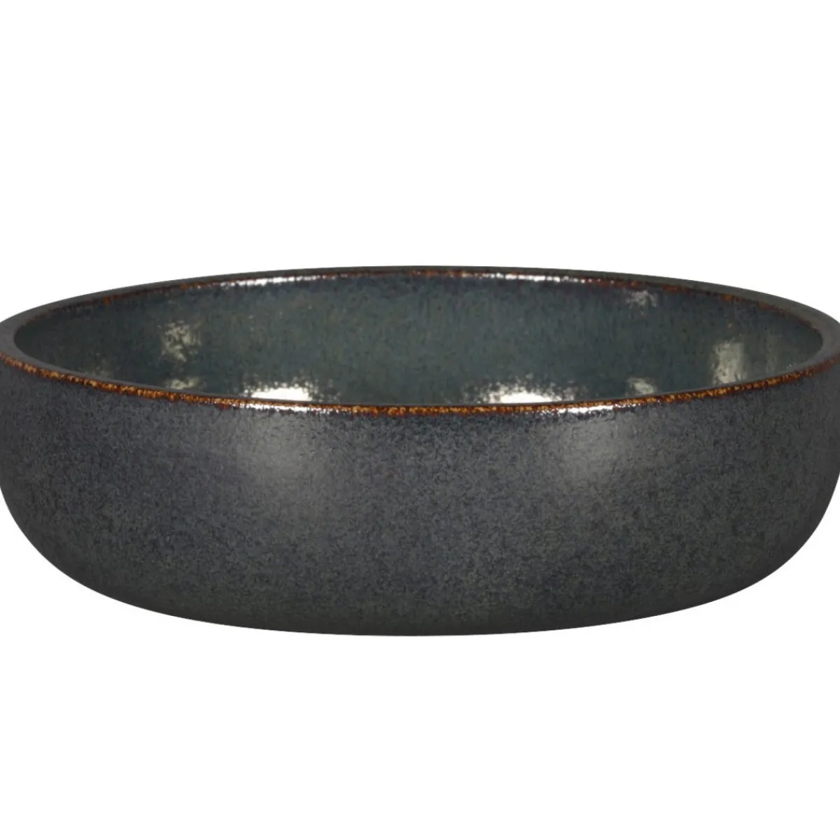 Assiette coupe creuse rond noir porcelaine vitrifiée Ø 16 cm stone Ease - RAK