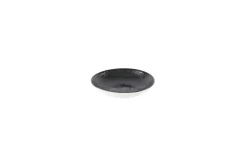 CHURCHILL Assiette coupe creuse rond noir porcelaine vitrifiée Ø 18,2 cm Chroma Online
