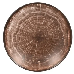 RAK Assiette coupe creuse rond oak porcelaine vitrifiée Ø 25,9 cm Woodart New