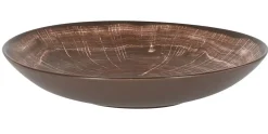 RAK Assiette coupe creuse rond oak porcelaine vitrifiée Ø 22,2 cm Woodart New