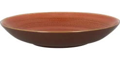 RAK Assiette coupe creuse rond orange porcelaine vitrifiée Ø 25,9 cm Twirl Sale