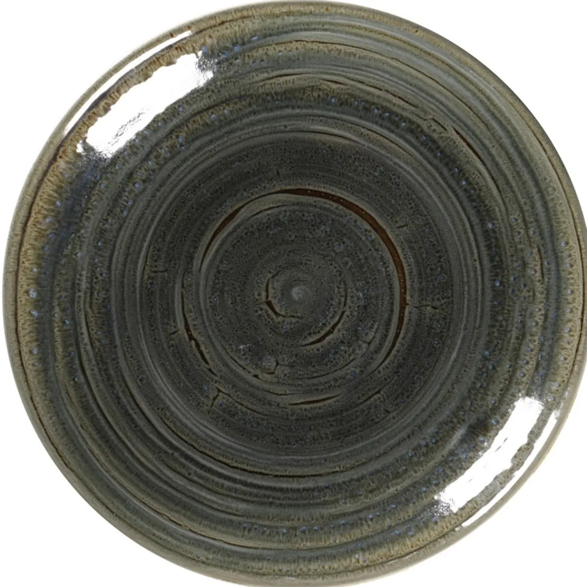 Assiette coupe creuse rond Peridot porcelaine vitrifiée Ø 27,8 cm stone Spot - RAK