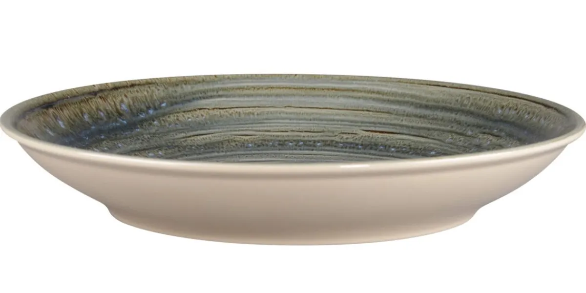 Assiette coupe creuse rond Peridot porcelaine vitrifiée Ø 27,8 cm stone Spot - RAK