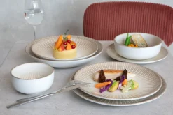 Assiette coupe creuse rond porcelaine Ø 26 cm Palma - ACCOLADE