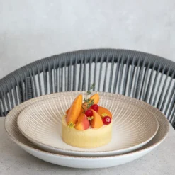 Assiette coupe creuse rond porcelaine Ø 23 cm Palma - ACCOLADE