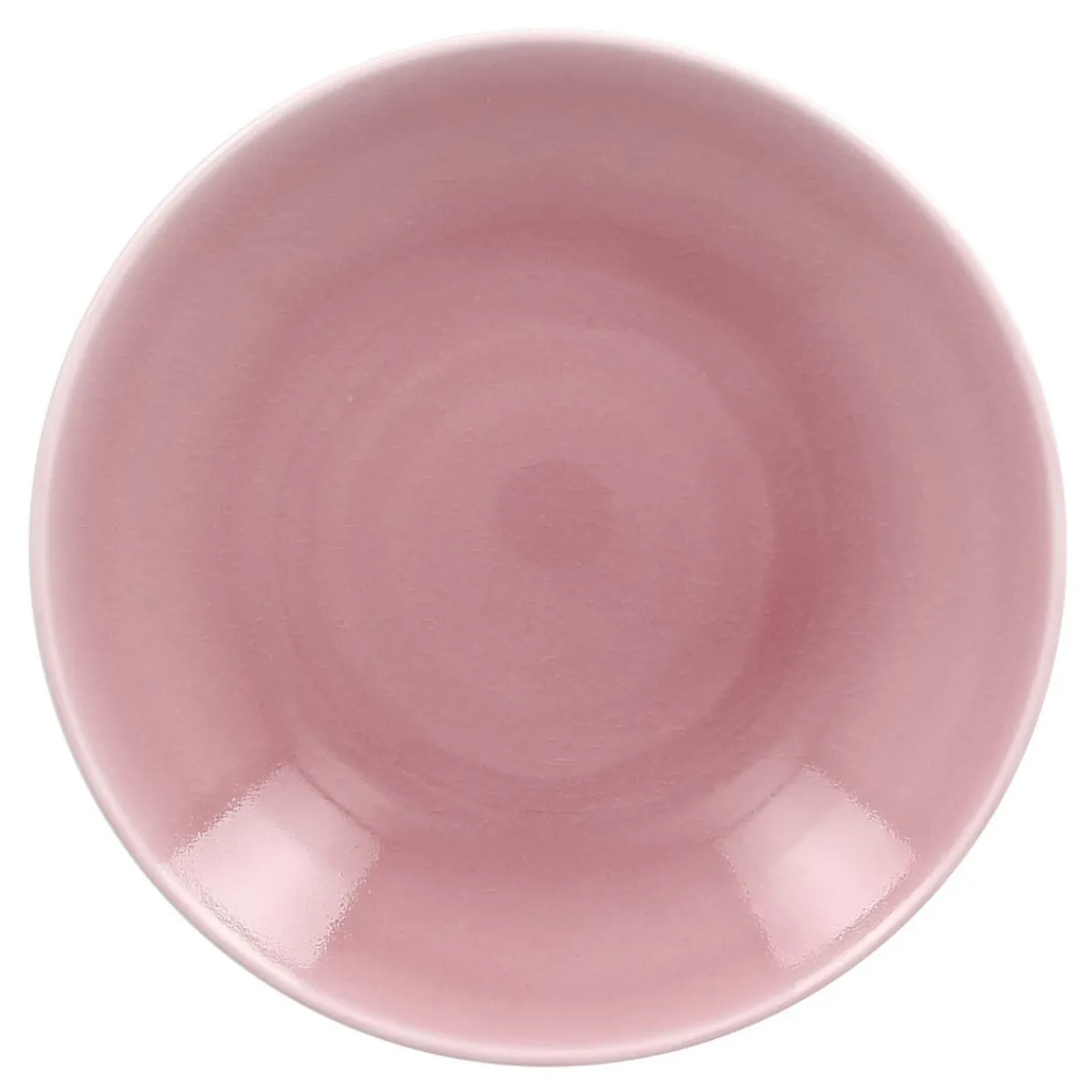 Assiette coupe creuse rond rose porcelaine vitrifiée Ø 29,9 cm Vintage - RAK Best