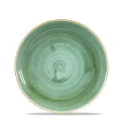 Assiette coupe creuse rond Samphire porcelaine vitrifiée Ø 24,8 cm Stonecast Samphire - CHURCHILL Outlet