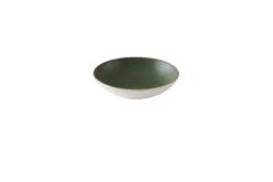 CHURCHILL Assiette coupe creuse rond Sorrel Green porcelaine vitrifiée Ø 24,8 cm Stonecast Sorrel Best