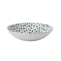 Assiette coupe creuse rond terracotta porcelaine vitrifiée Ø 18,2 cm Terrazzo - DUDSON Discount