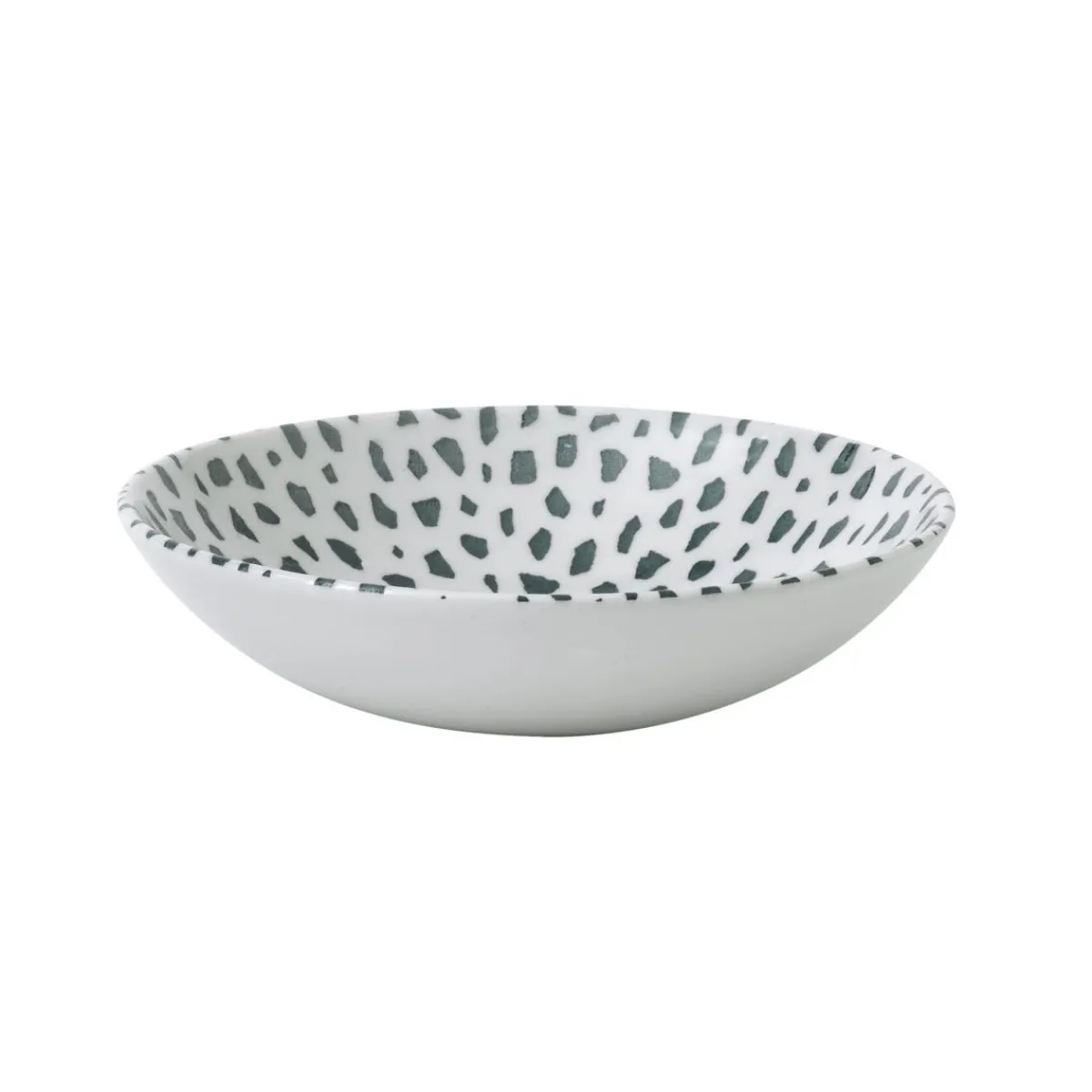 DUDSON Assiette coupe creuse rond terracotta porcelaine vitrifiée Ø 18,2 cm Terrazzo New