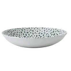 Assiette coupe creuse rond terracotta porcelaine vitrifiée Ø 24,8 cm Terrazzo - DUDSON Online