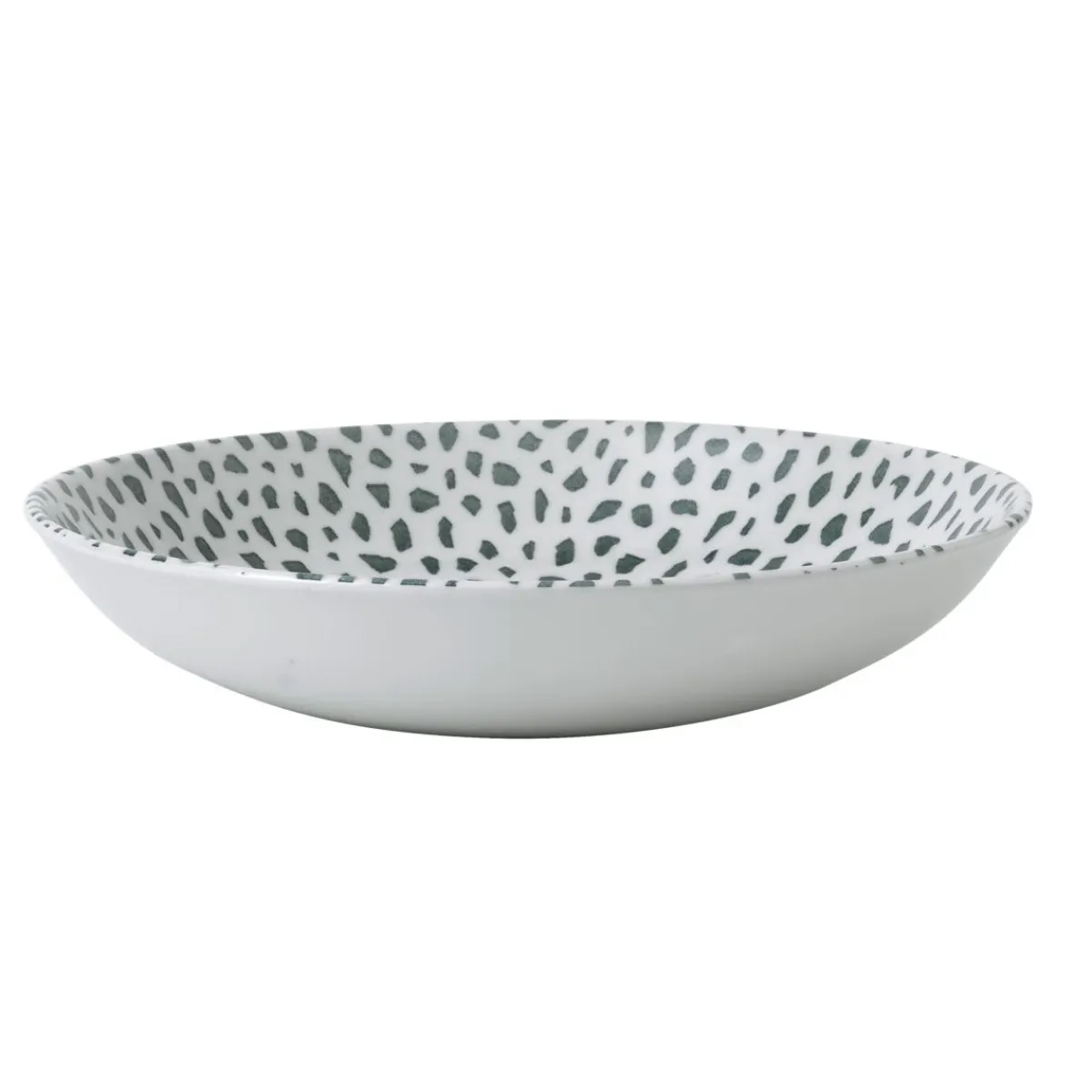 Assiette coupe creuse rond terracotta porcelaine vitrifiée Ø 24,8 cm Terrazzo - DUDSON Online