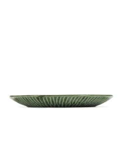 SERAX Assiette coupe creuse rond vert grès émaillé Ø 27 cm 27 cm Verde Lanza Hot