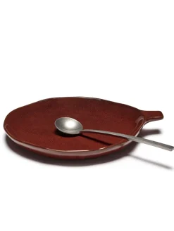 Assiette coupe creuse rond Venetian red grès émaillé 20x17 cm La Mère - SERAX Hot