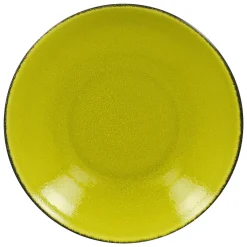 RAK Assiette coupe creuse rond vert porcelaine vitrifiée Ø 27,8 cm Fire New