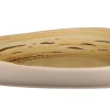 RAK Assiette coupe creuse triangulaire Garnet porcelaine vitrifiée 23,8x19,6 cm stone Spot