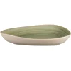 RAK Assiette coupe creuse triangulaire Emerald porcelaine vitrifiée 23,8x19,6 cm stone Spot Hot