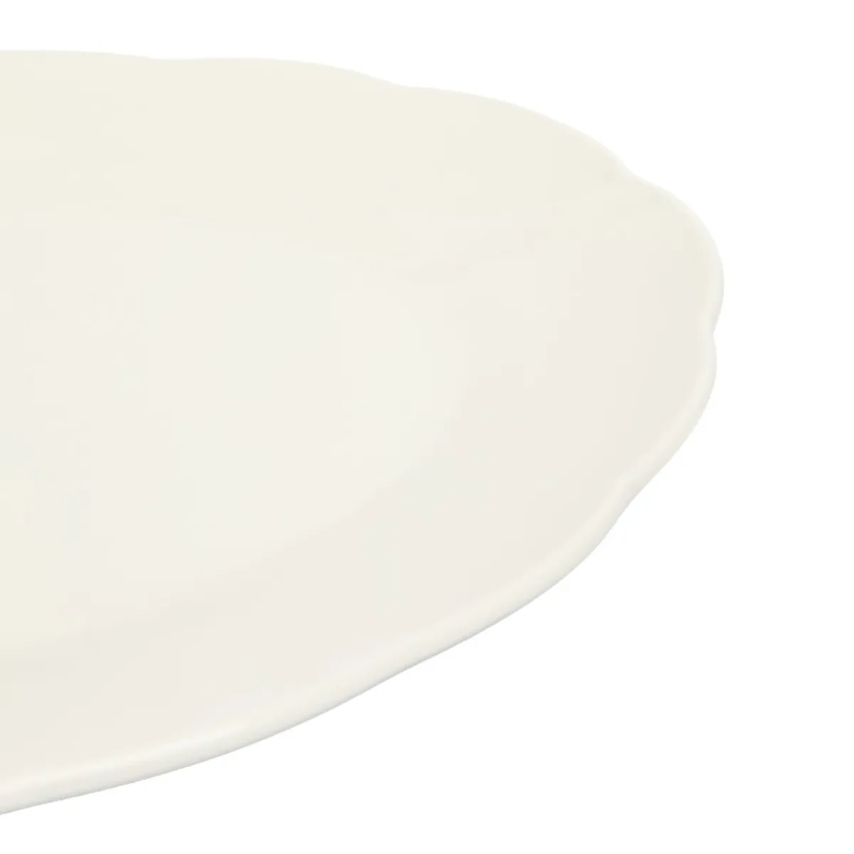 PRO.MUNDI Assiette coupe ovale blanc porcelaine 31,7x22,8 cm Sérafine Hot
