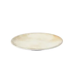 ACCOLADE Assiette coupe plate beige grès émaillé Ø 21 cm Sahara